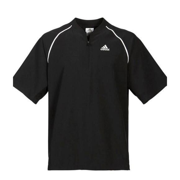 NWT Adidas triple stripe short sleeve batting jacket - Picture 1 of 12